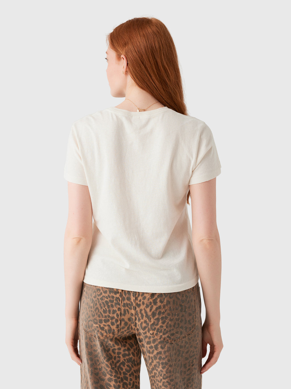 Re/Done Women's Just A Girl Classic Tee - Saint Bernard