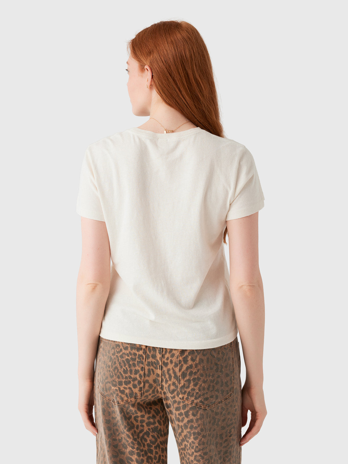 Re/Done Women's Just A Girl Classic Tee - Saint Bernard