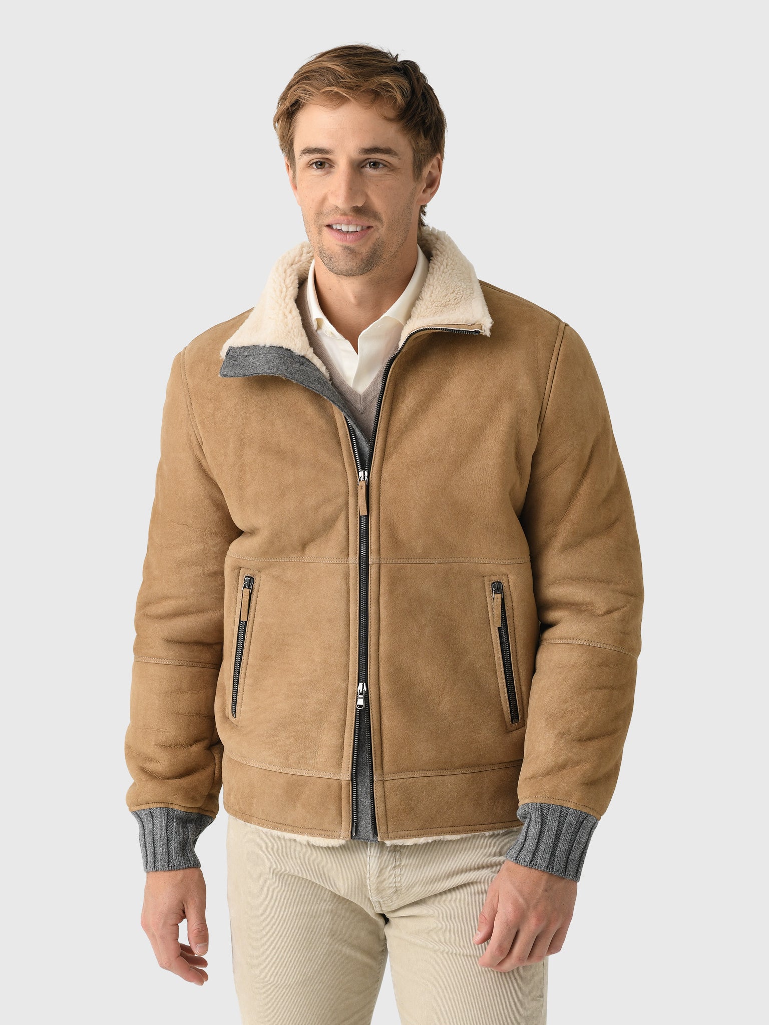 Frauenschuh Men's Alvin Leather Jacket – Saint Bernard