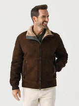 Frauenschuh Men's Alvin Leather Jacket - Saint Bernard