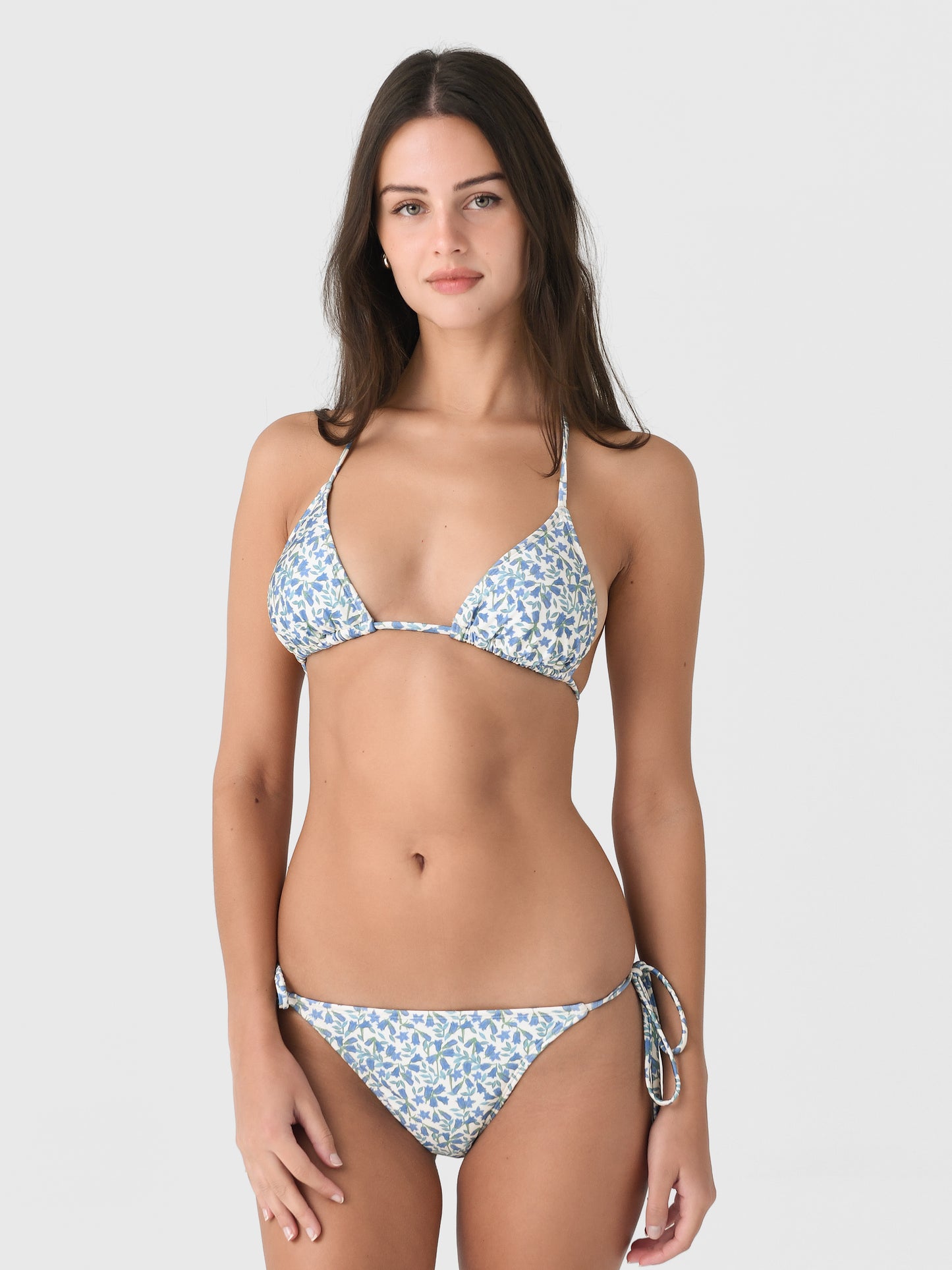 Peony Women's Essential String Triangle Bikini Top - Saint Bernard