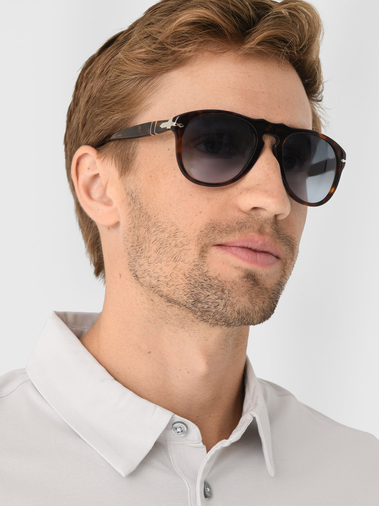 Persol Original 649 Series Polarized Sunglasses 0PO0649 - Saint Bernard