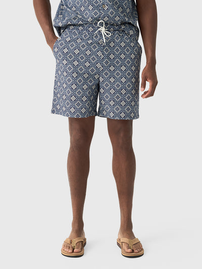 Les Deux Men's Harry Arabesque Short - Saint Bernard