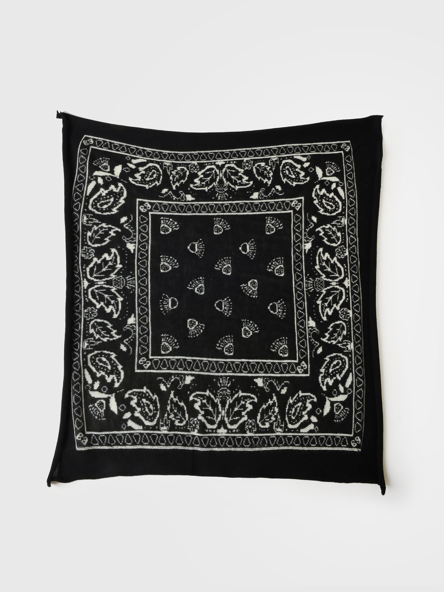 Organic John Patrick Cashmere Bandana - Saint Bernard