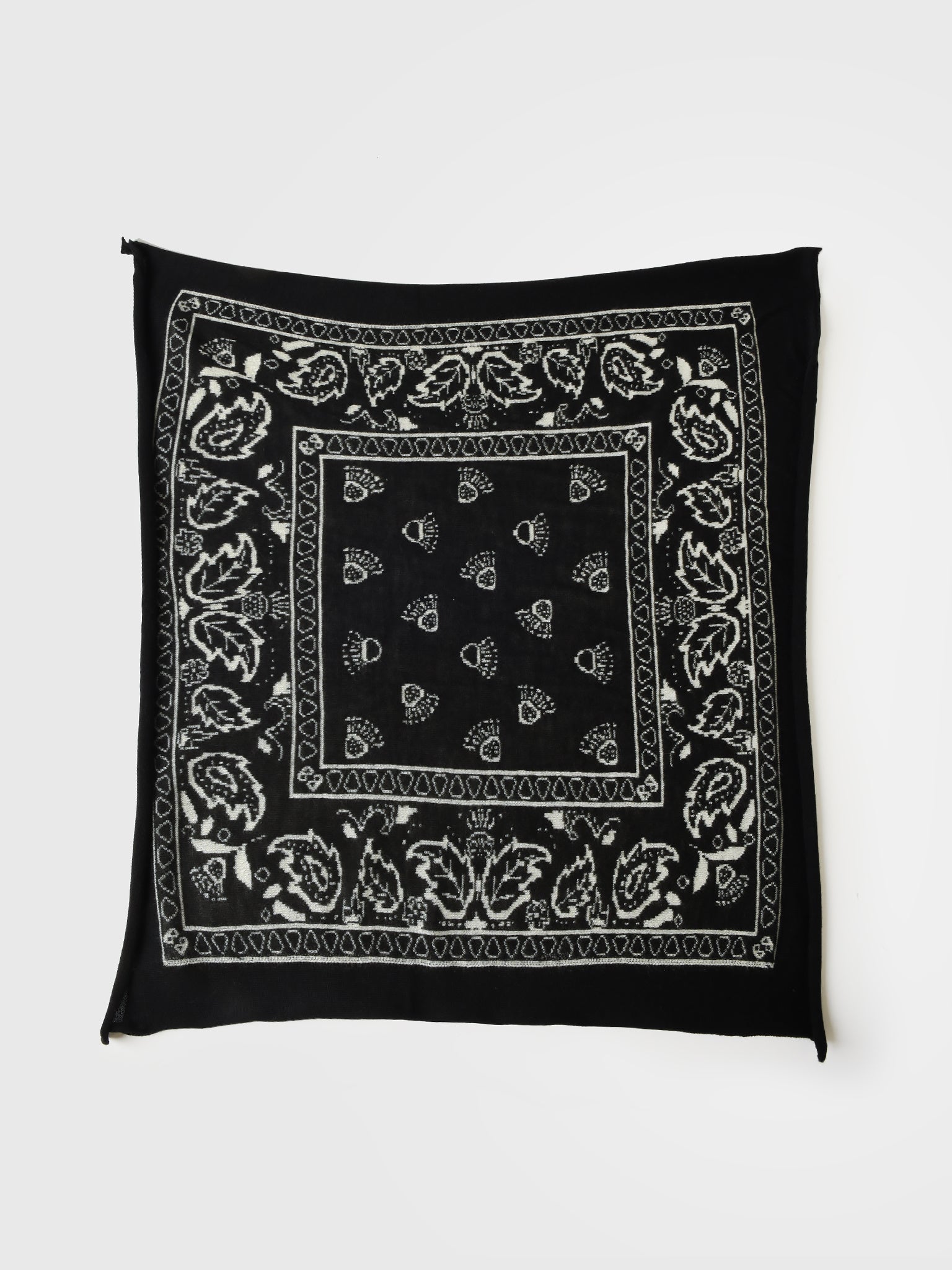 Organic John Patrick Cashmere Bandana - Saint Bernard