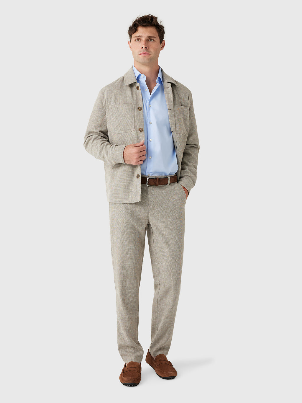 Les Deux Men's Mélange Jacket - Saint Bernard