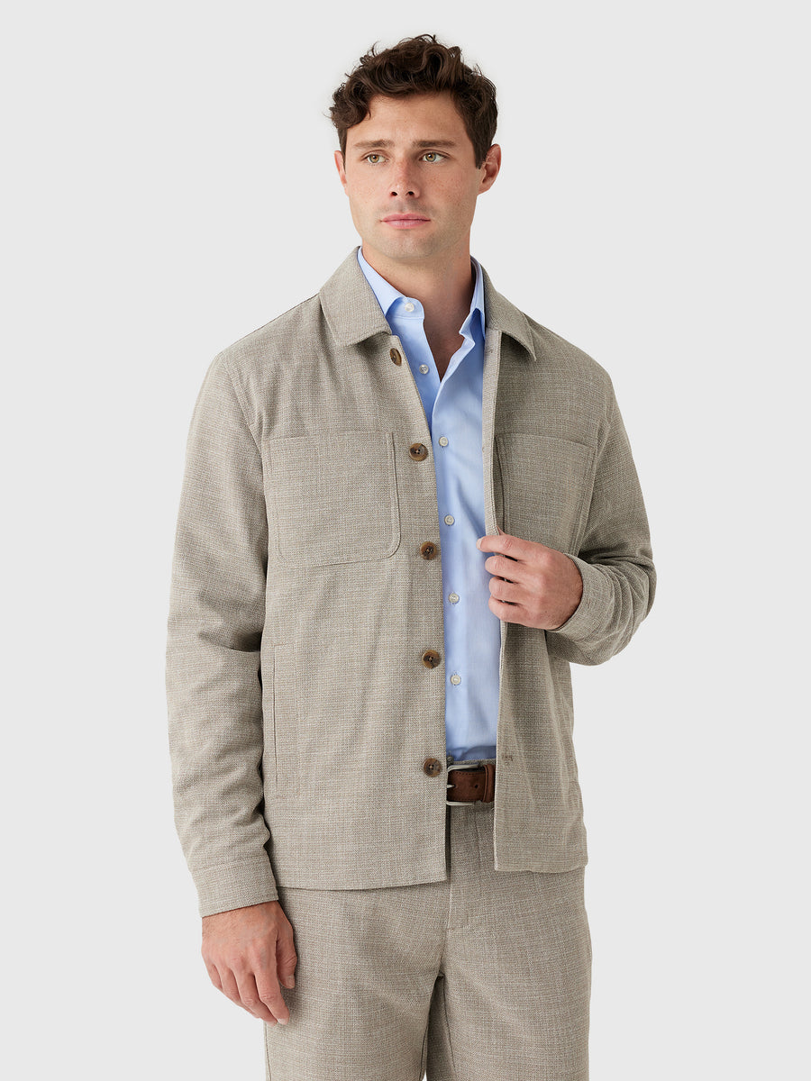Les Deux Men's Mélange Jacket - Saint Bernard