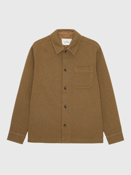 Les Deux Men's Twill Wool Overshirt