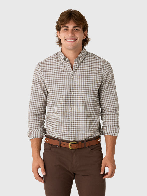 Les Deux Men's Two Tone Mini Check Shirt