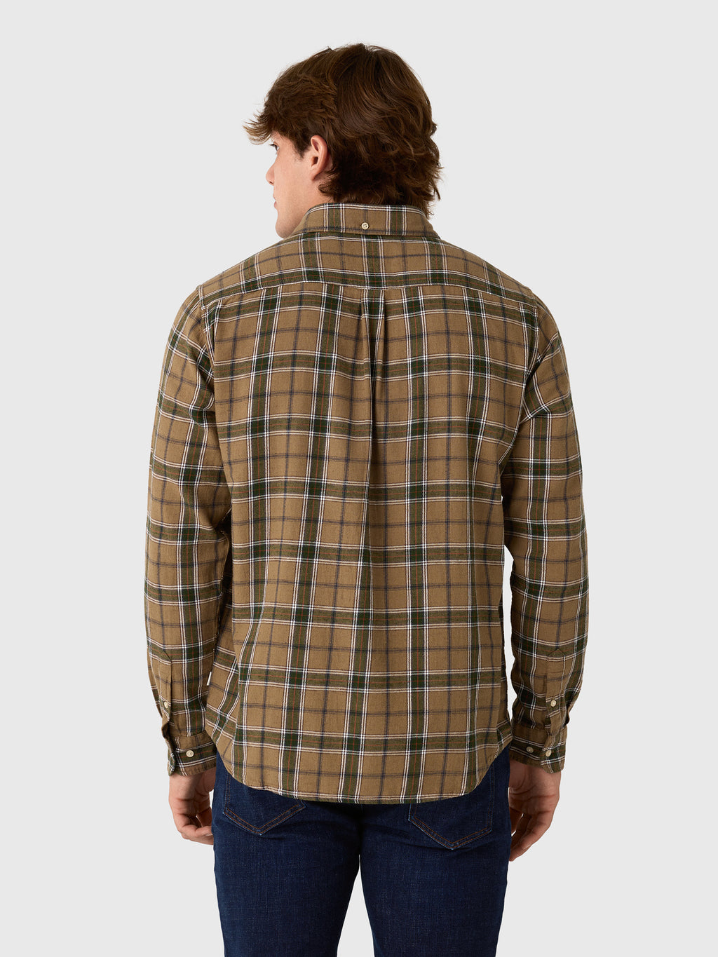 Les Deux Men's Vintage Check Shirt - Saint Bernard