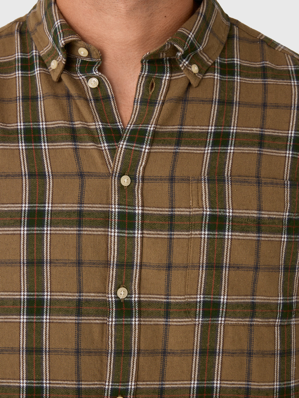 Les Deux Men's Vintage Check Shirt - Saint Bernard