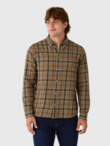 Les Deux Men's Vintage Check Shirt - Saint Bernard