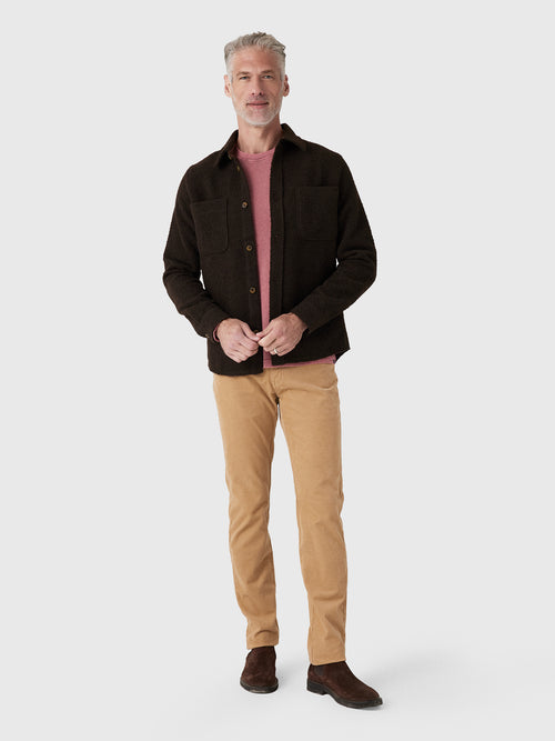 Les Deux Men's Bouclé Overshirt - Saint Bernard
