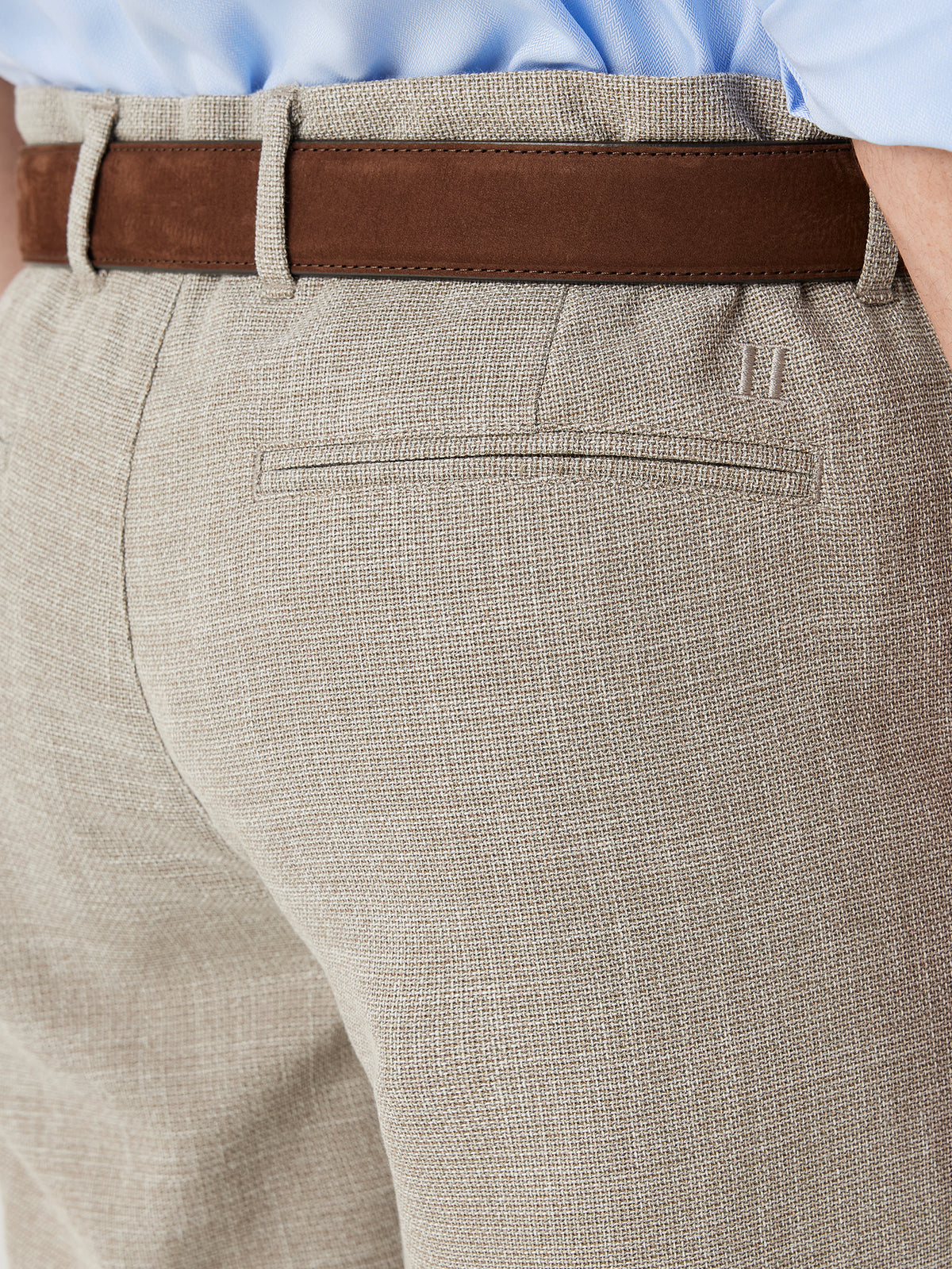 Les Deux Men's Mélange Reg Suit Pant - Saint Bernard
