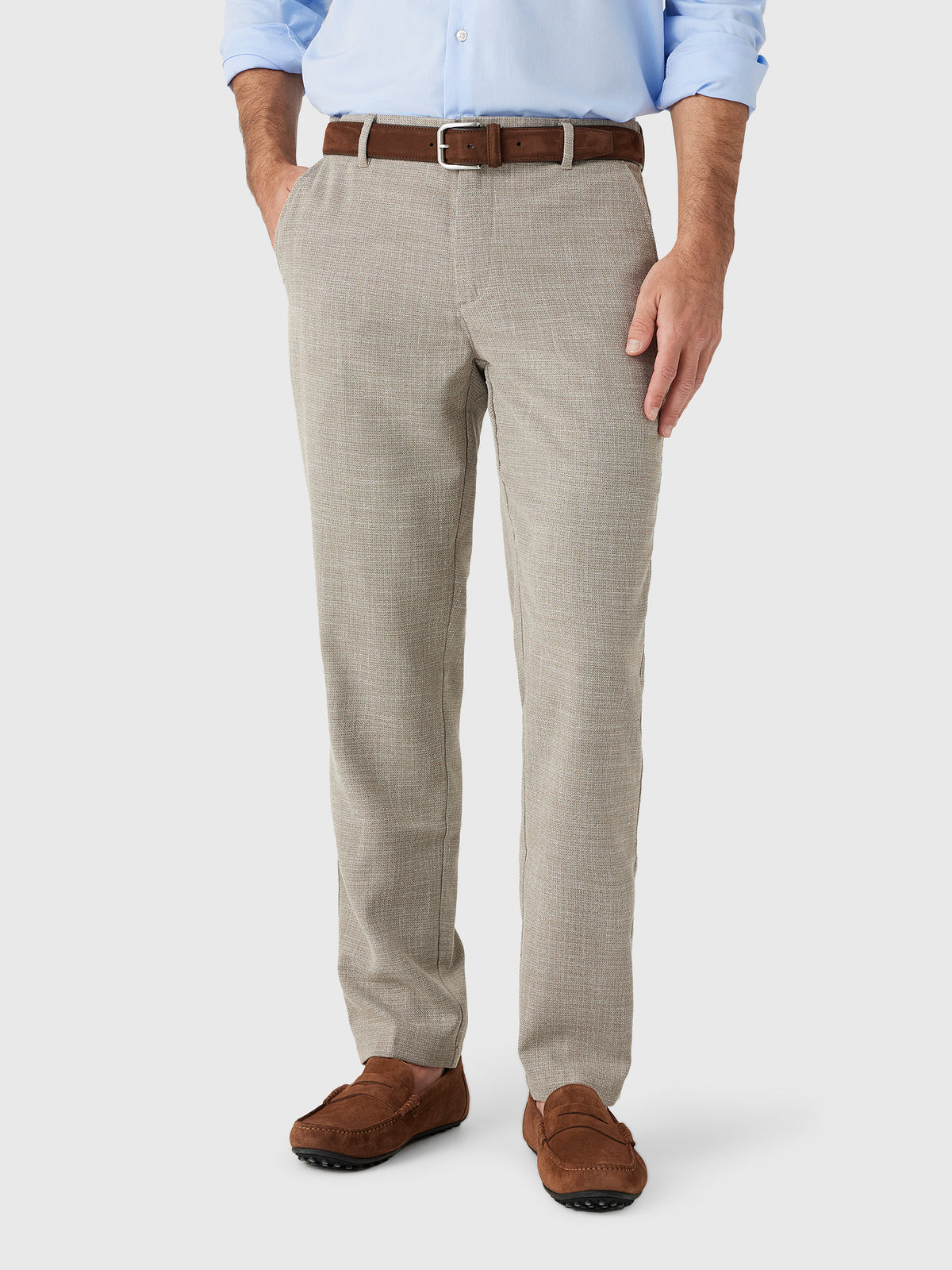 Les Deux Men's Mélange Reg Suit Pant - Saint Bernard