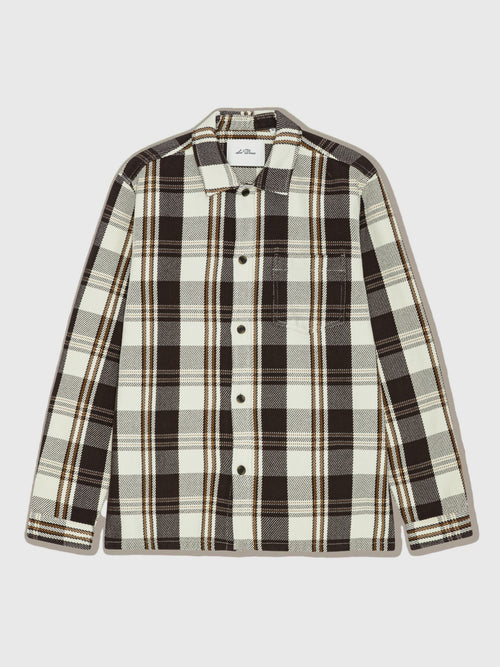 Les Deux Men's Structured Check Overshirt