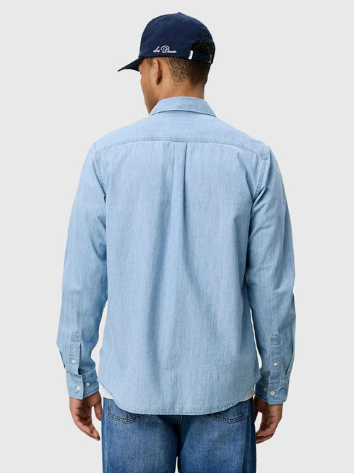 Les Deux Men's Chambray Shirt - Saint Bernard