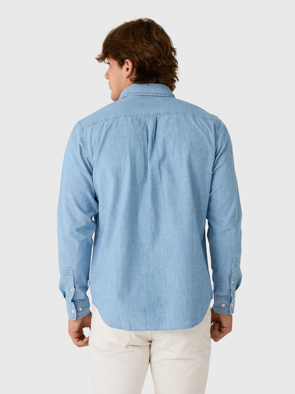 Les Deux Men's Chambray Shirt - Saint Bernard