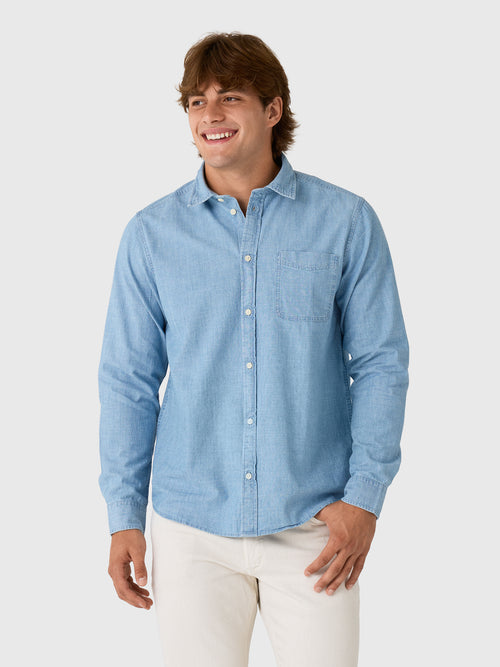 Les Deux Men's Chambray Shirt