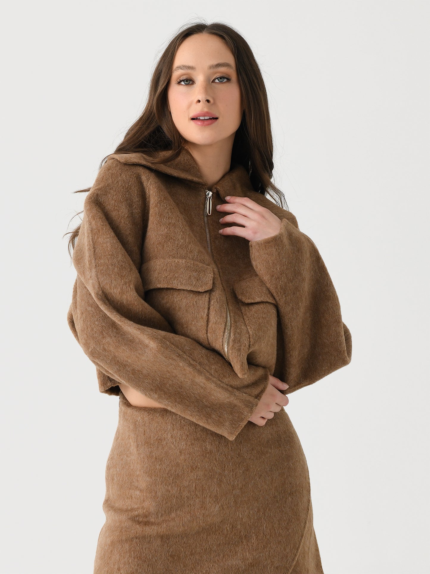 CLEA Women's Alto Cropped Jacket - Saint Bernard