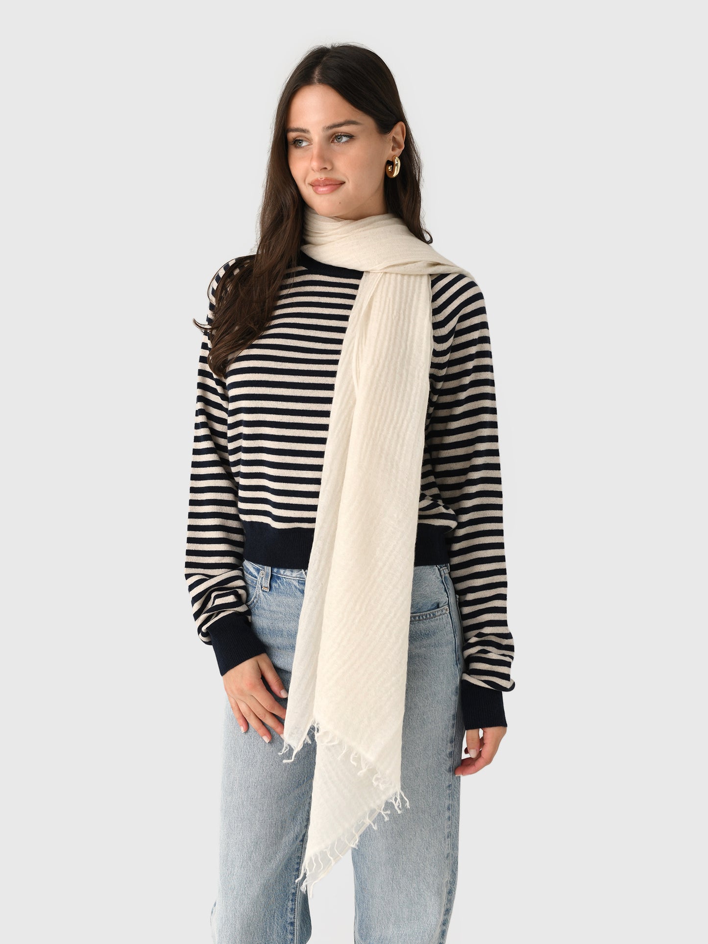 Communitie Women's Crinkle Scarf - Saint Bernard