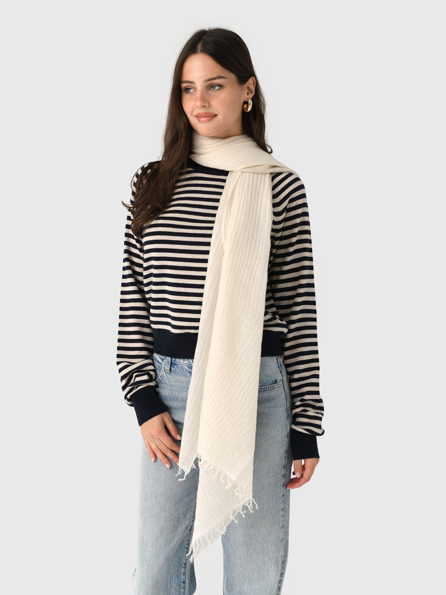Communitie Women's Crinkle Scarf - Saint Bernard