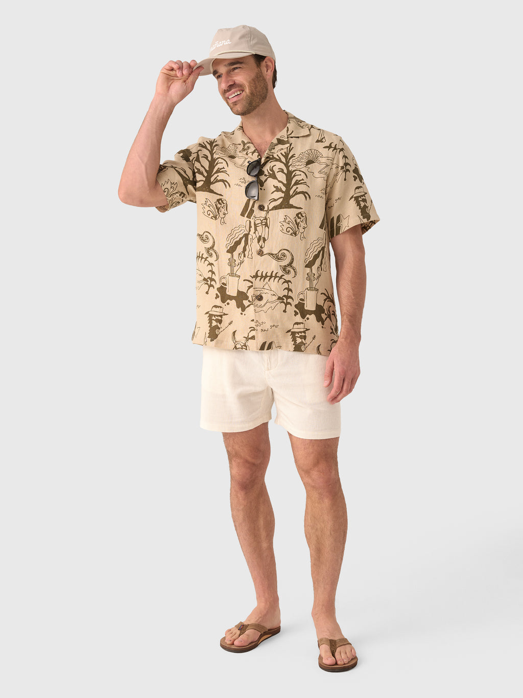OAS Men's Poplan Cuba Shirt - Saint Bernard