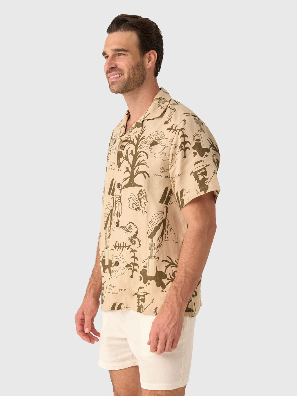 OAS Men's Poplan Cuba Shirt - Saint Bernard
