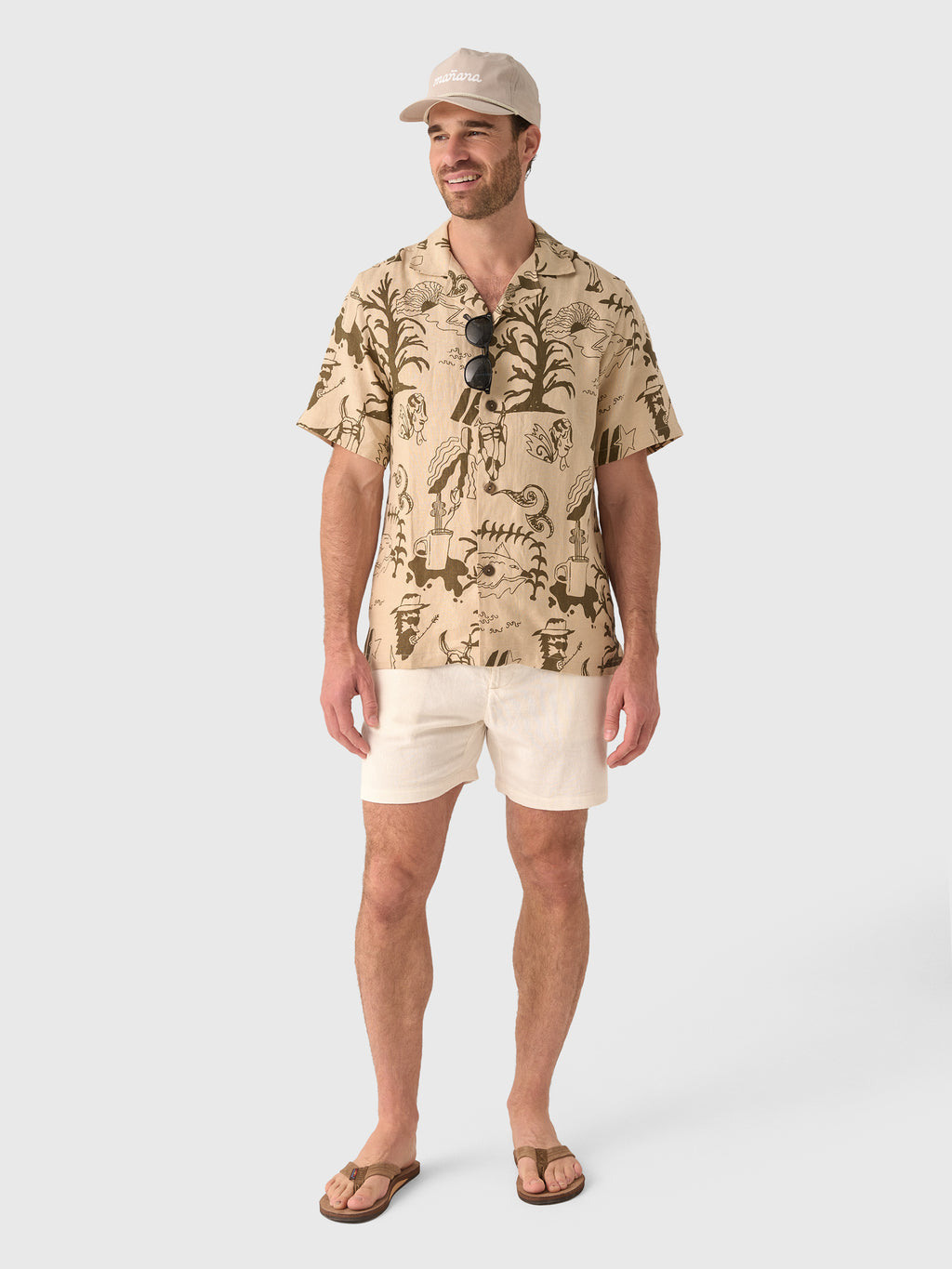 OAS Men's Poplan Cuba Shirt - Saint Bernard