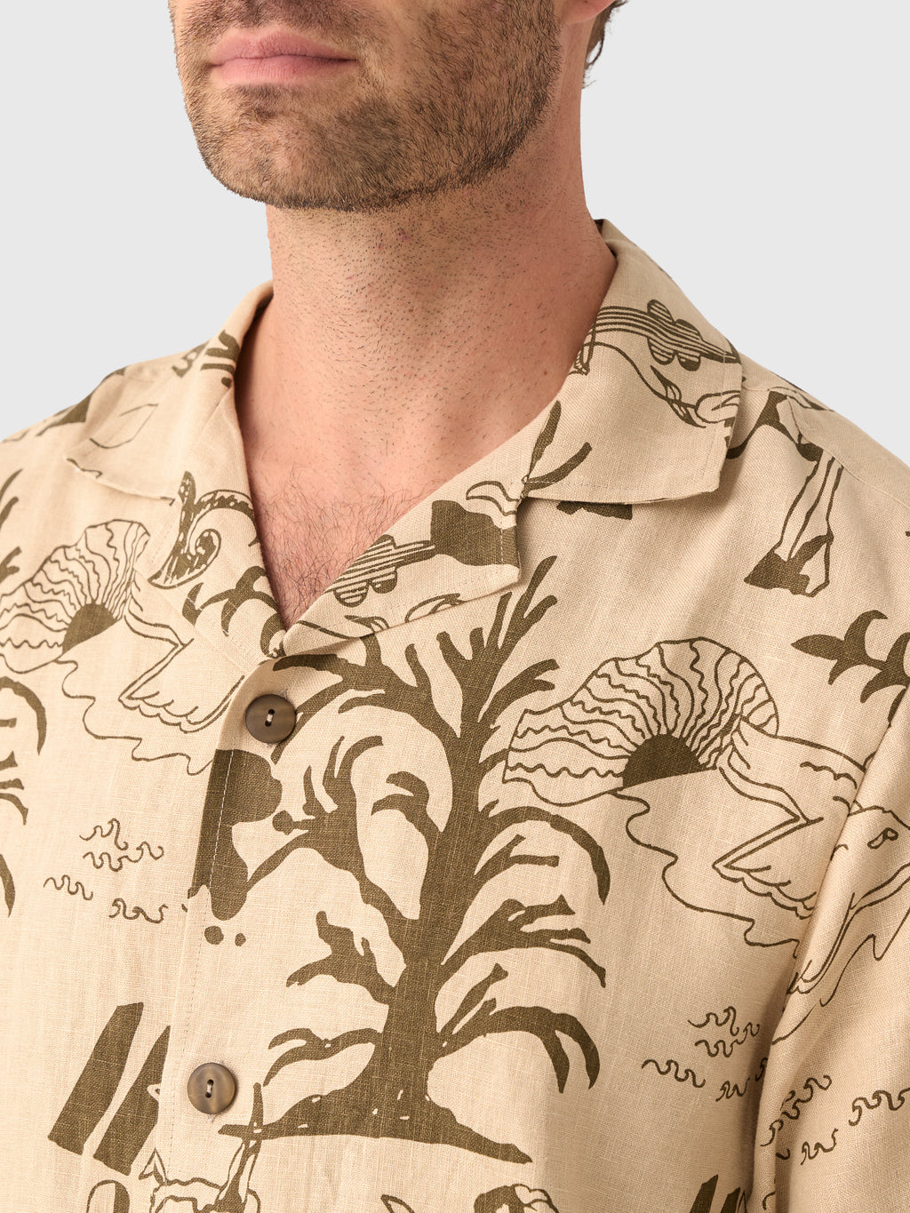 OAS Men's Poplan Cuba Shirt - Saint Bernard