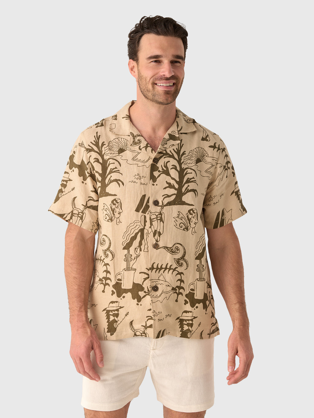 OAS Men's Poplan Cuba Shirt - Saint Bernard
