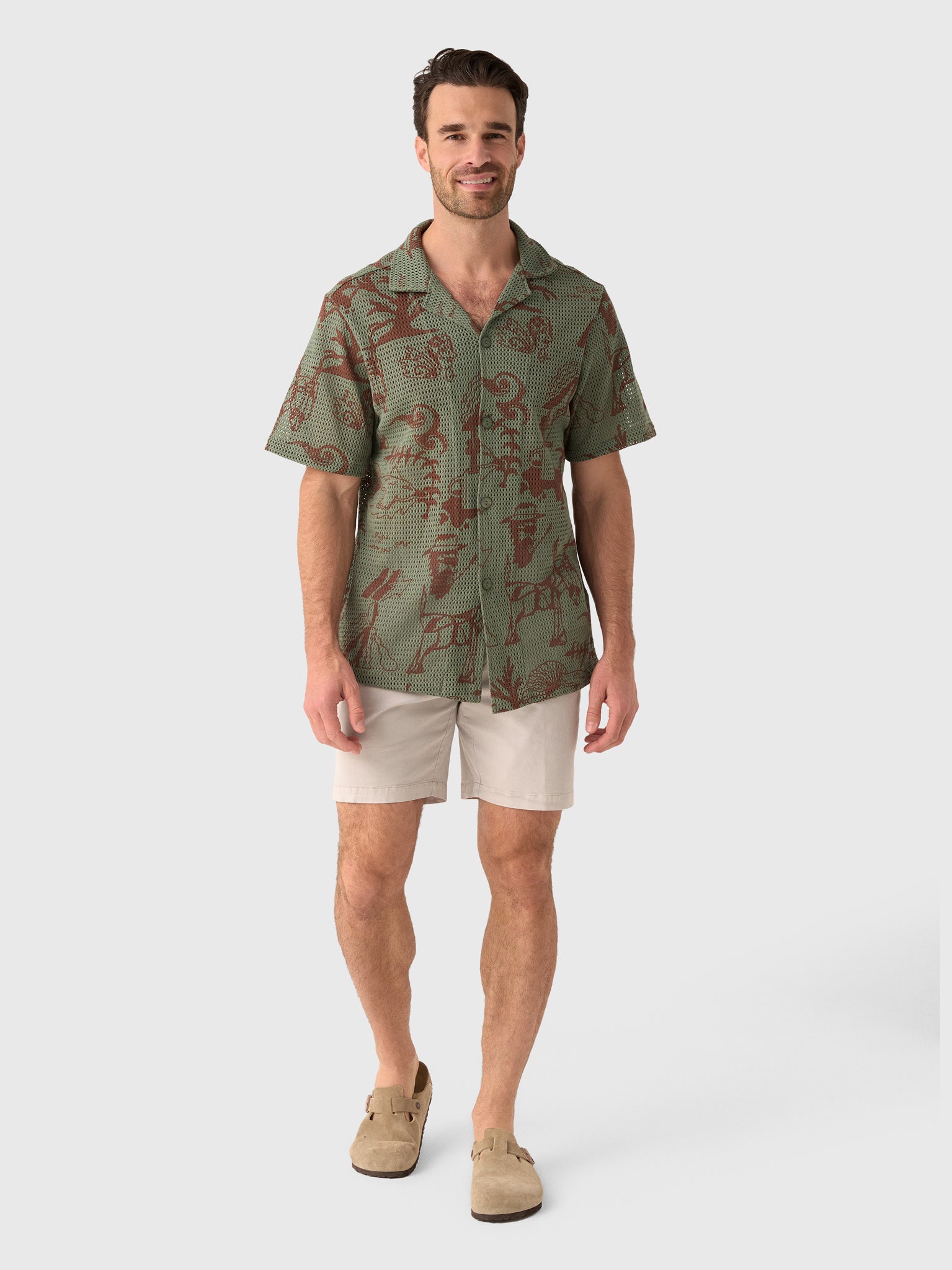 OAS Men's Poplan Cuba Shirt - Saint Bernard