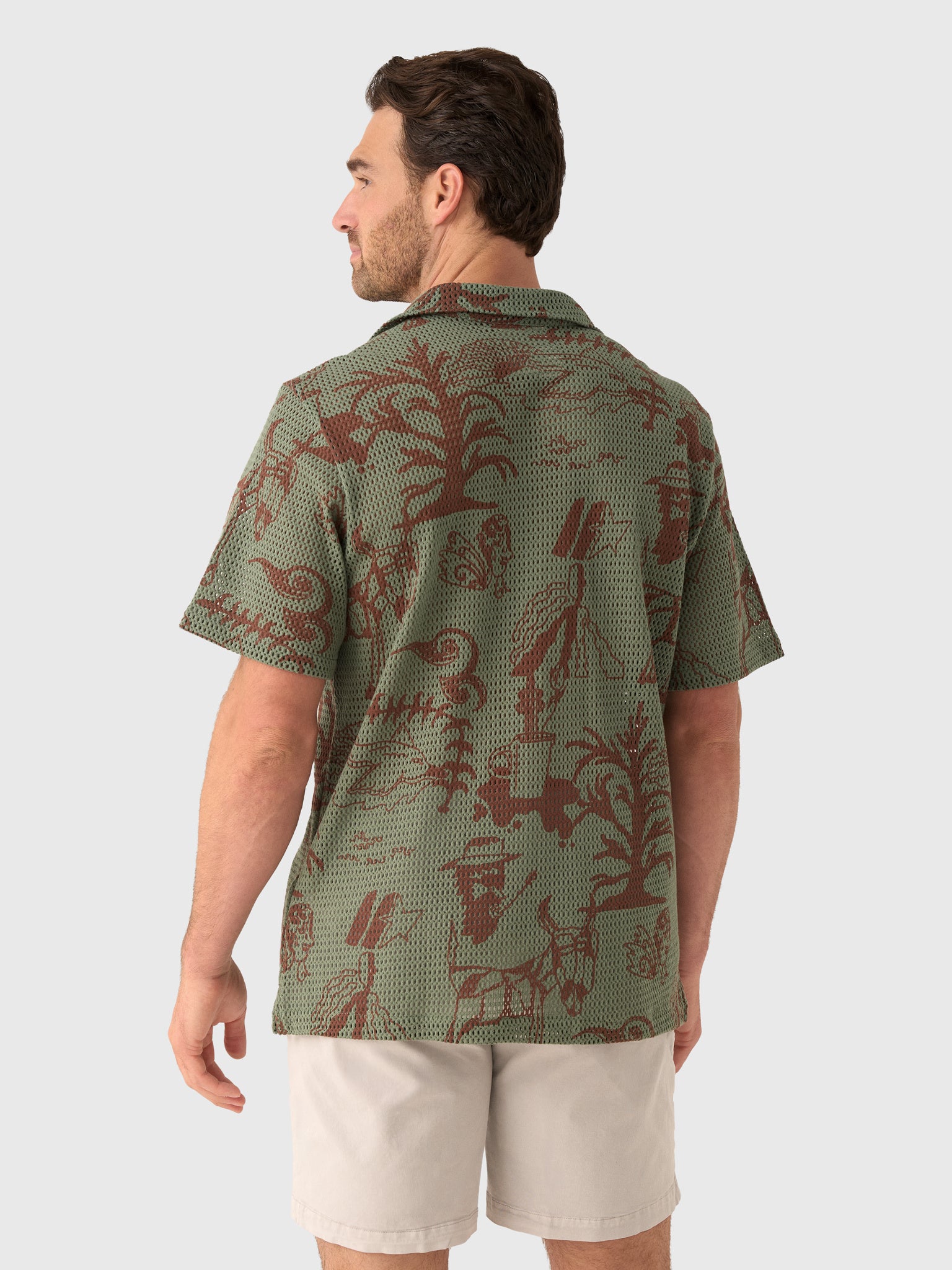 OAS Men's Poplan Cuba Shirt - Saint Bernard