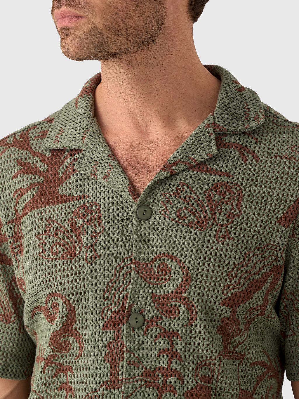 OAS Men's Poplan Cuba Shirt - Saint Bernard