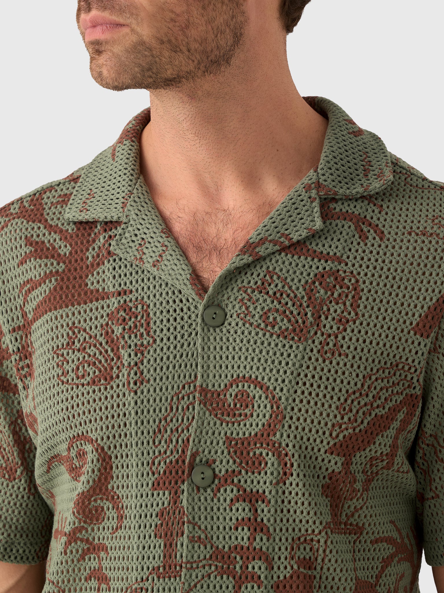 OAS Men's Poplan Cuba Shirt - Saint Bernard