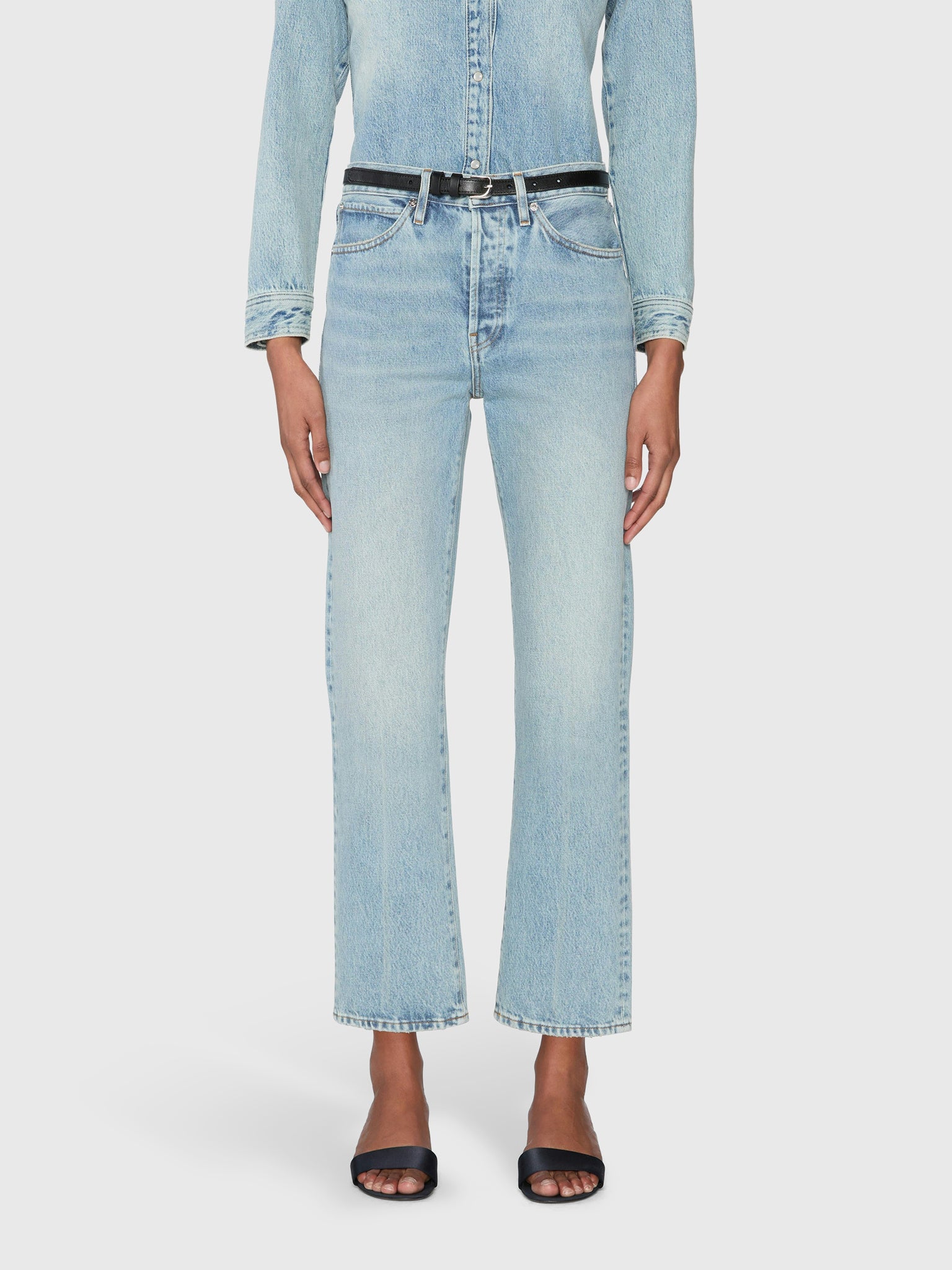 Frame Women's The Vertical Crop Jean - Saint Bernard