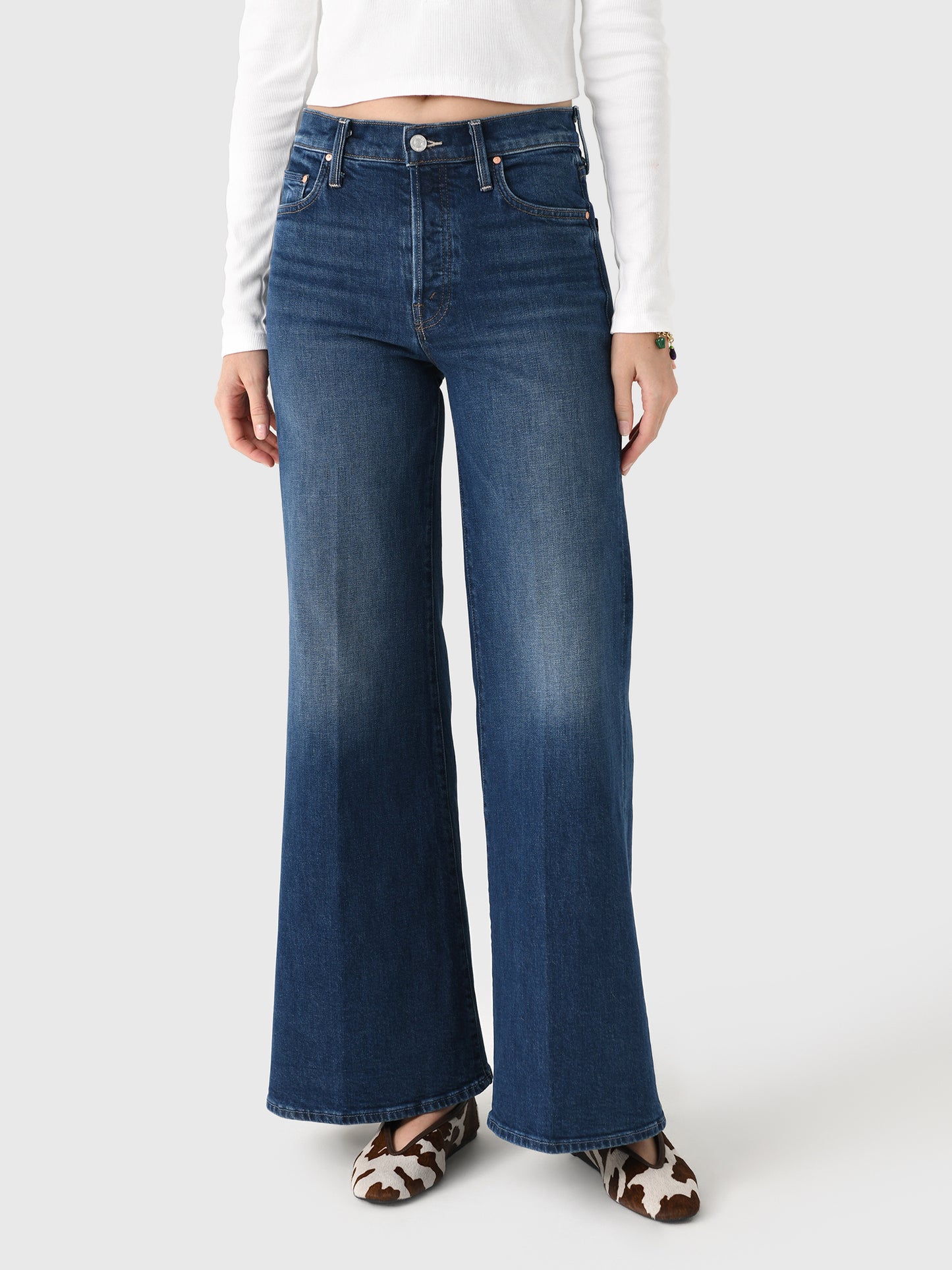 Mother Women's The Tomcat Roller Skimp Jean - Saint Bernard