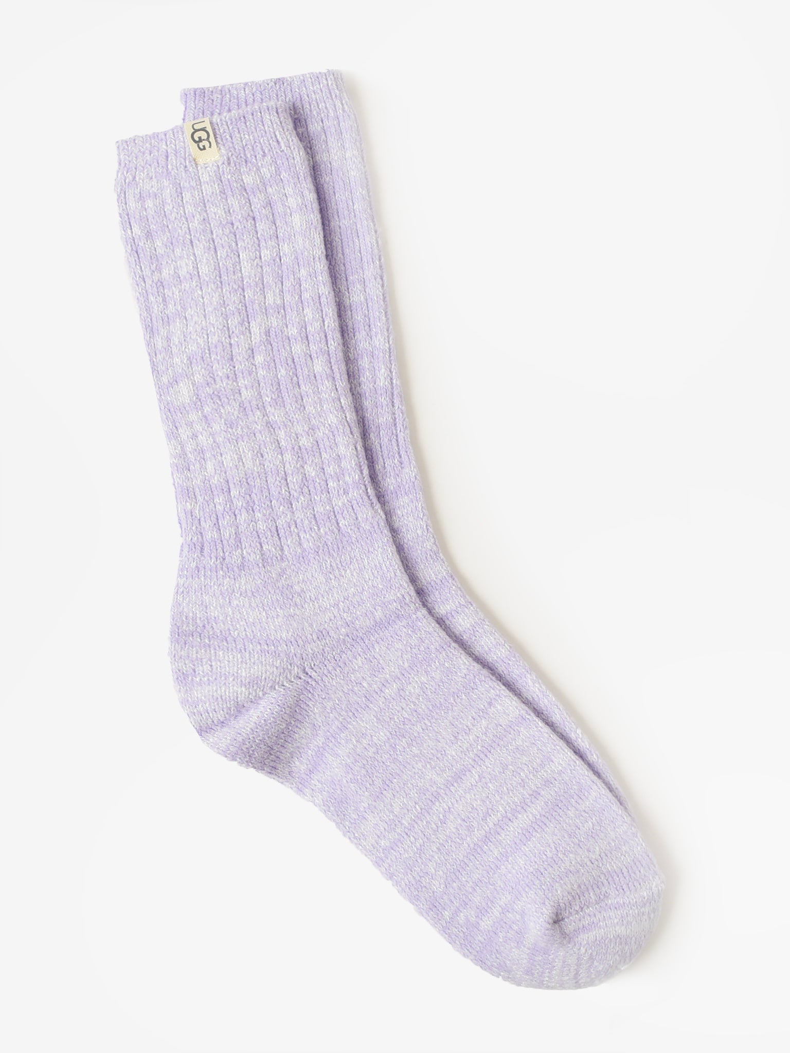 UGG Women's Rib Knit Slouchy Crew Socks - Saint Bernard