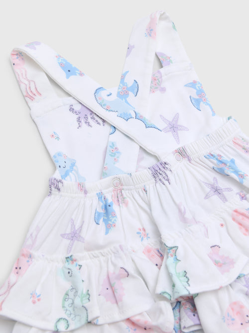 Angel Dear Baby Girls' Ruffle Sunsuit