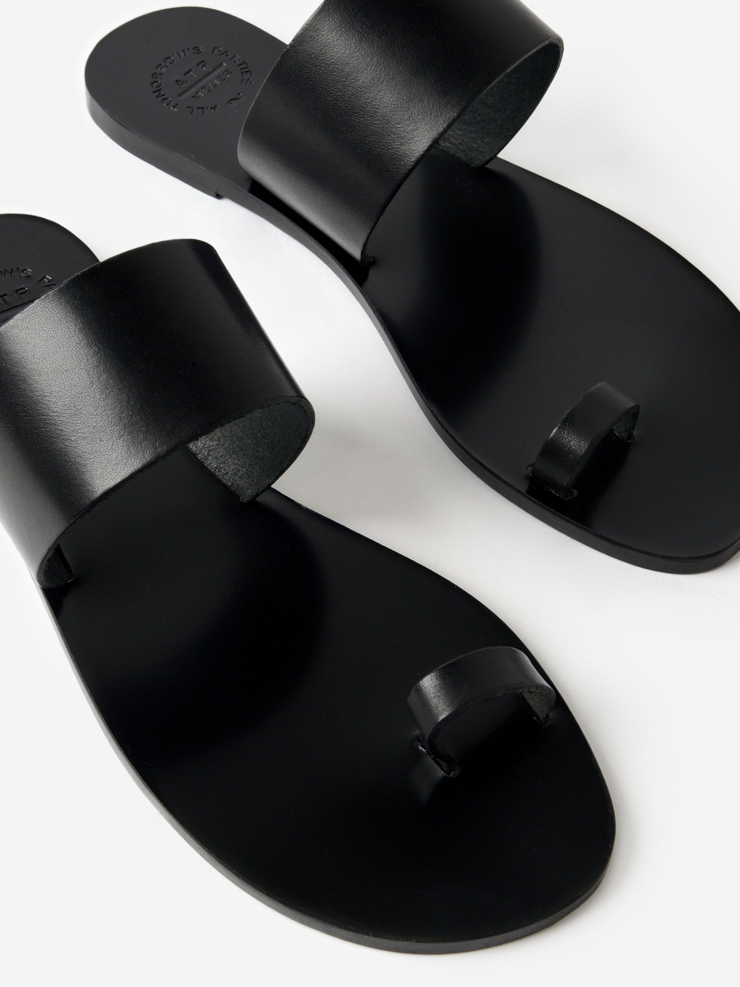 ATP Atelier Women's Astrid Flat Leather Sandal - Saint Bernard