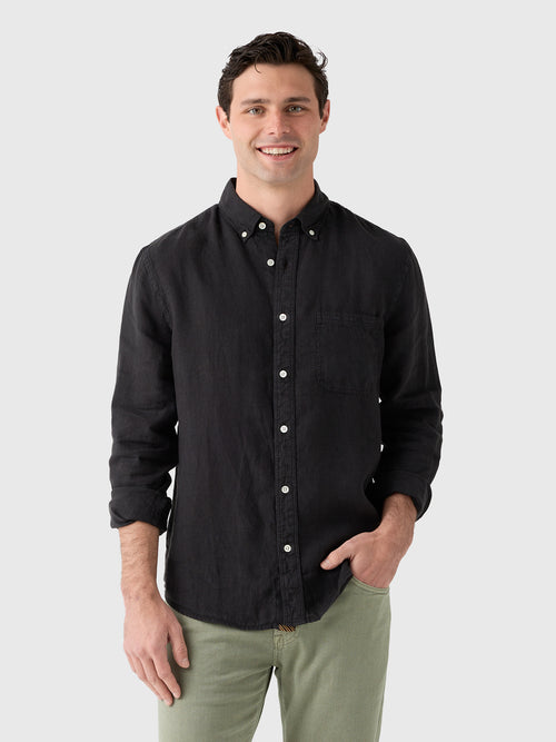 Billy Reid Men's Tuscumbia Linen Shirt