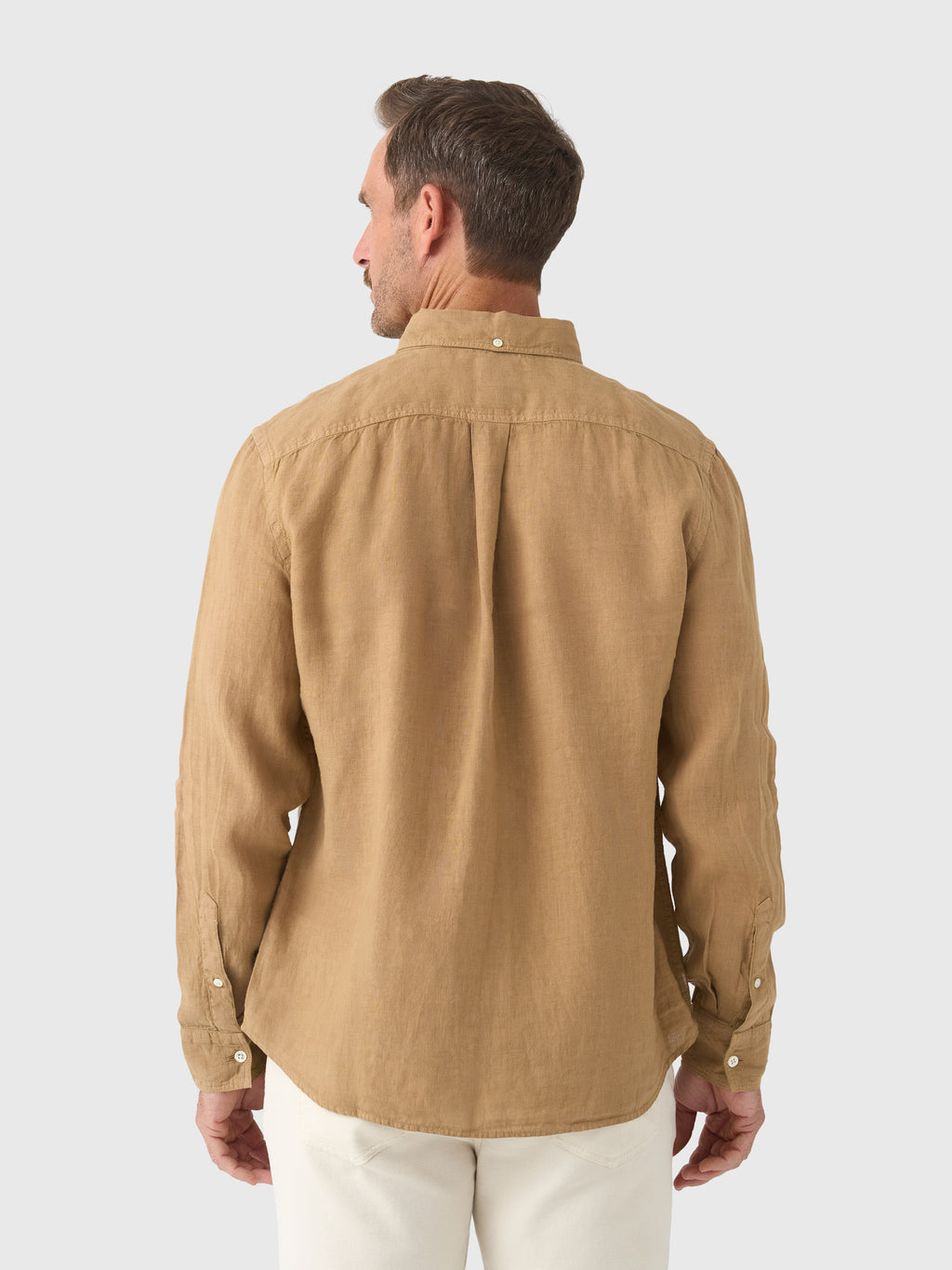Billy Reid Men's Tuscumbia Linen Shirt - Saint Bernard