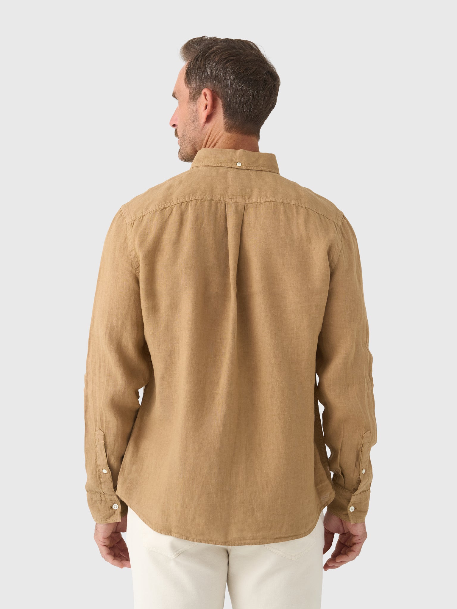 Billy Reid Men's Tuscumbia Linen Shirt - Saint Bernard