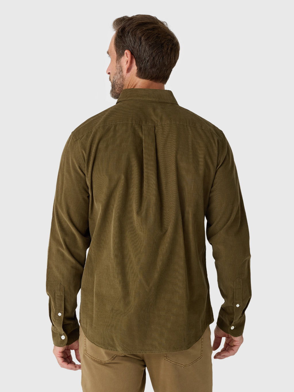 Billy Reid Men's Corduroy Cedar Shirt - Saint Bernard