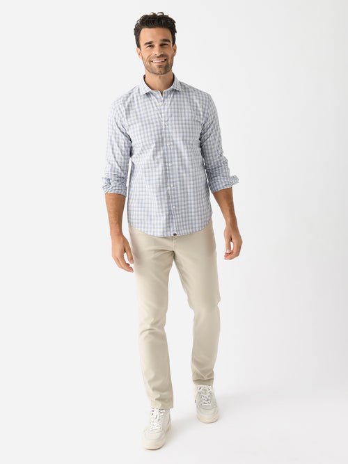 Billy Reid Men's Windowpane Plaid Hutcheson Sport Shirt