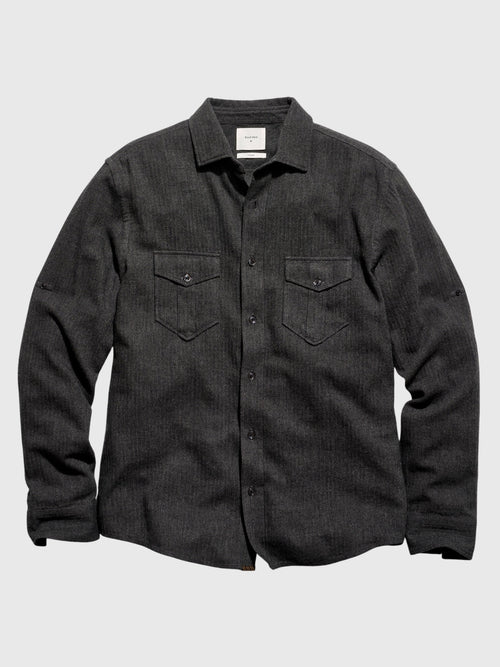 Billy Reid Men's Herringbone Scout Shirt