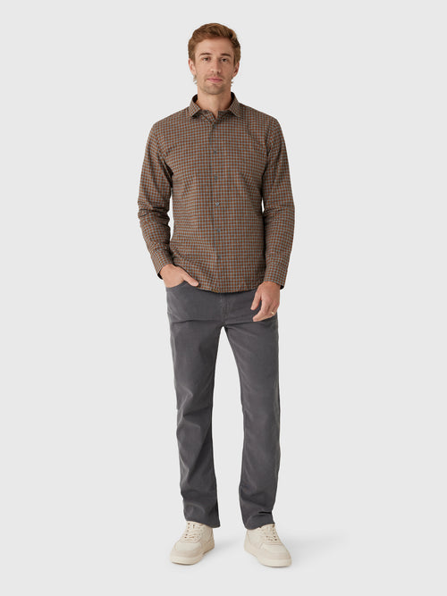 Billy Reid Men's Plaid Check Hutcheson Sport Shirt - Saint Bernard