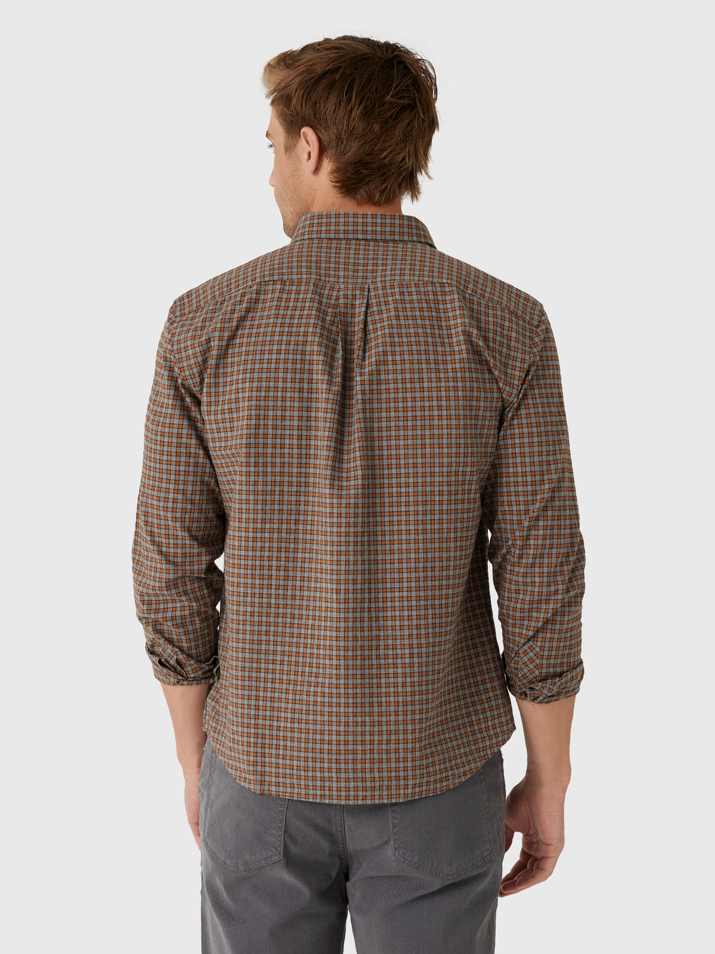 Billy Reid Men's Plaid Check Hutcheson Sport Shirt - Saint Bernard