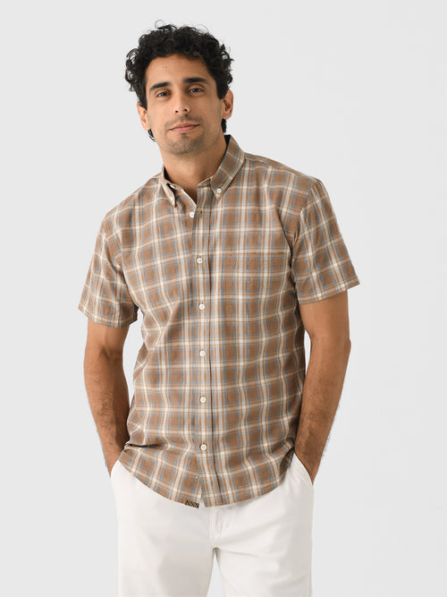 Billy Reid Men's Short Sleeve Tuscumbia Shirt