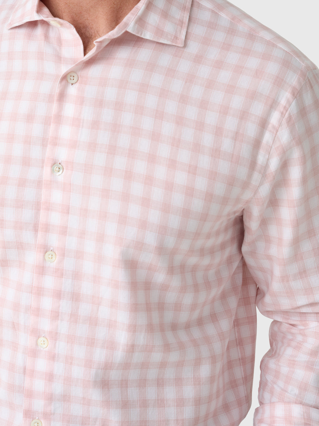 Billy Reid Men's Check Hutcheson Sport Shirt - Saint Bernard